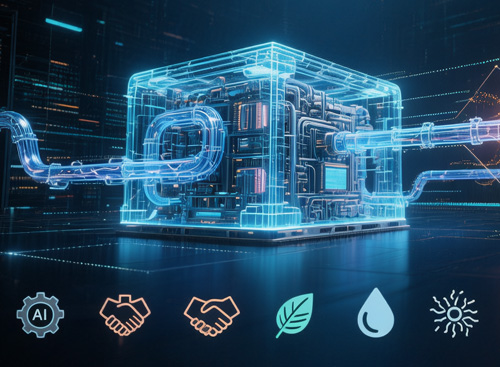 ABB investeert in OctaiPipe om AI-geoptimaliseerde energie-efficiëntie voor datacenterkoeling te bevorderen.